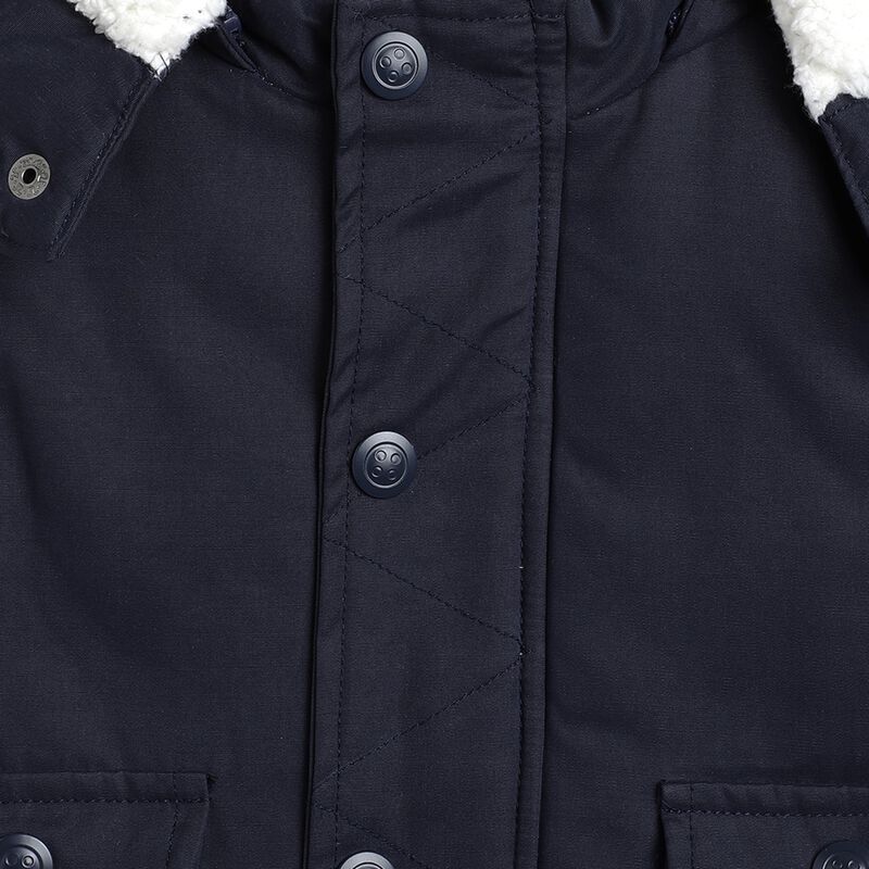 Infants Dark Blue Long Sleeve Jacket image number null